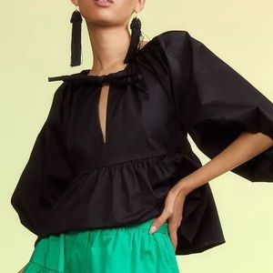 Cynthia Rowley Nomad Polished Top Black